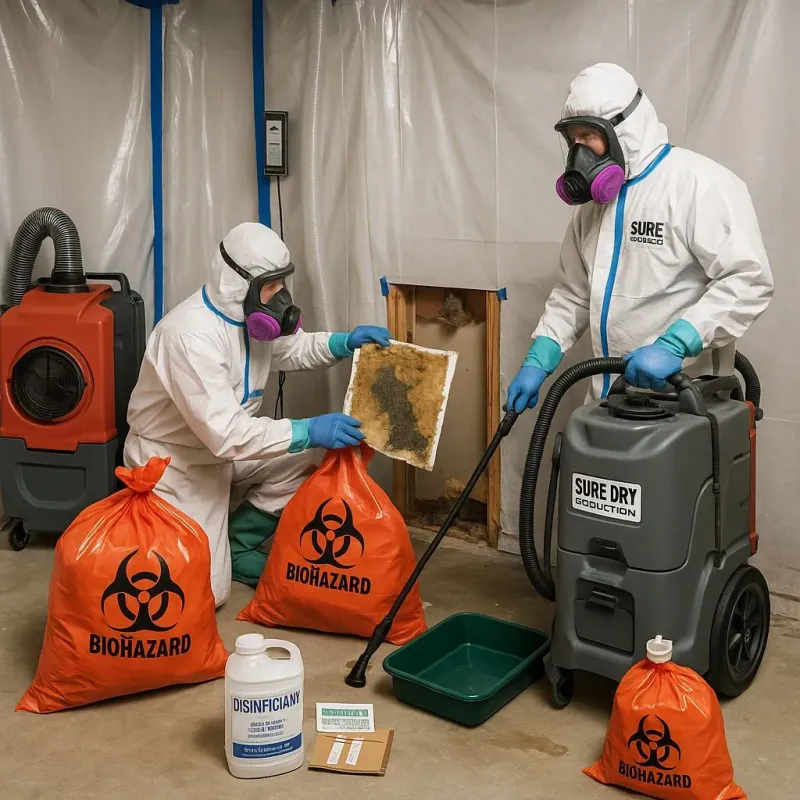 Contaminated Water Handling Protocols process in Baldwin, LA